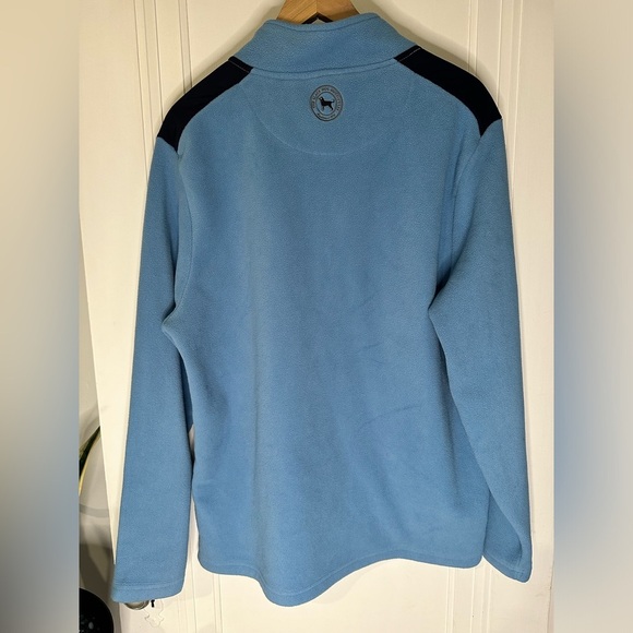 The Black Dog - Quarter zip - Fleece Pullover - Mens large light blue - Picture 4 of 10